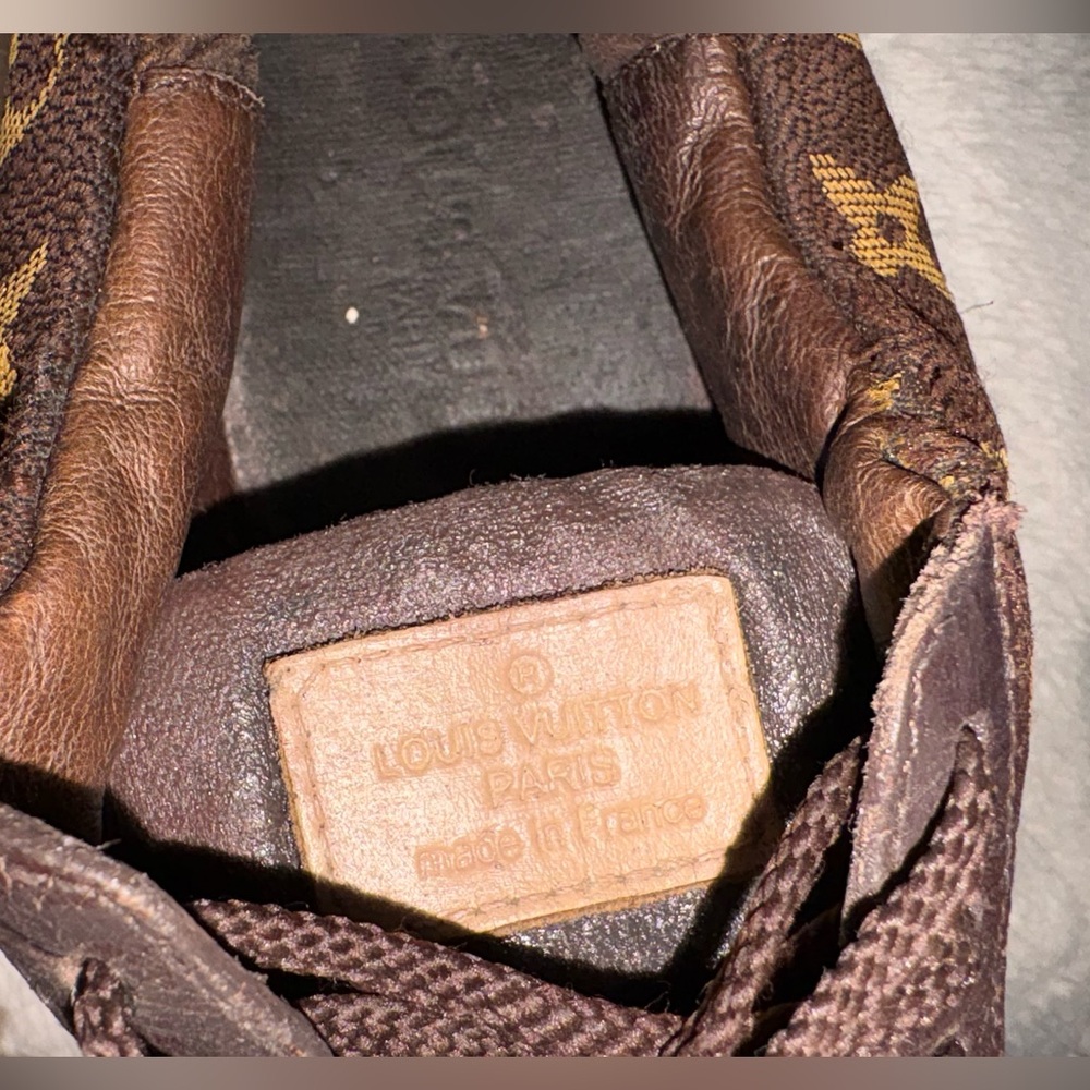 Louis Vuitton Brown Monogram Sneakers - Picture 4 of 11